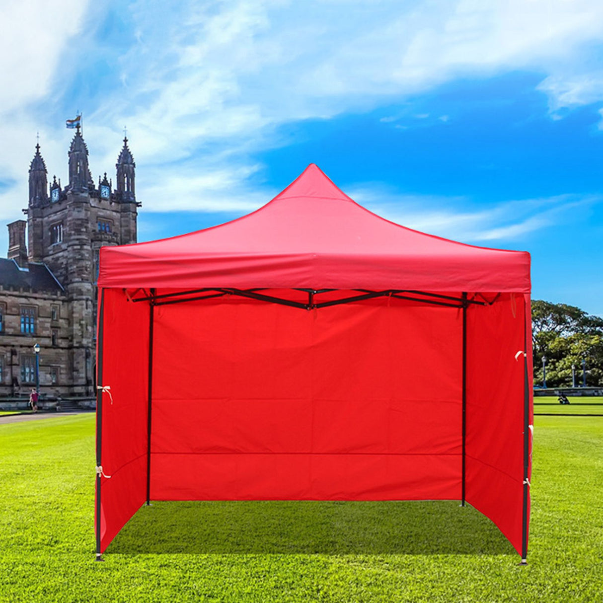 Canopy Tent Sidewall Polyurethane Lining Water Resisting Ultraviolet Ray Resisting Canopy Sunwall