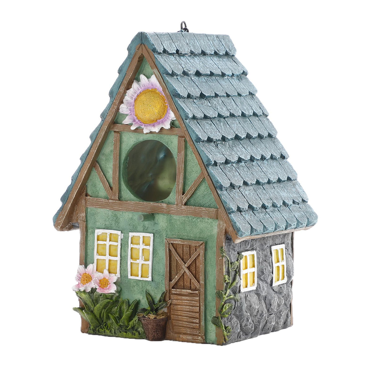 Bird House Bird Nest Resin Decoration Bird House Statue Garden Decoration