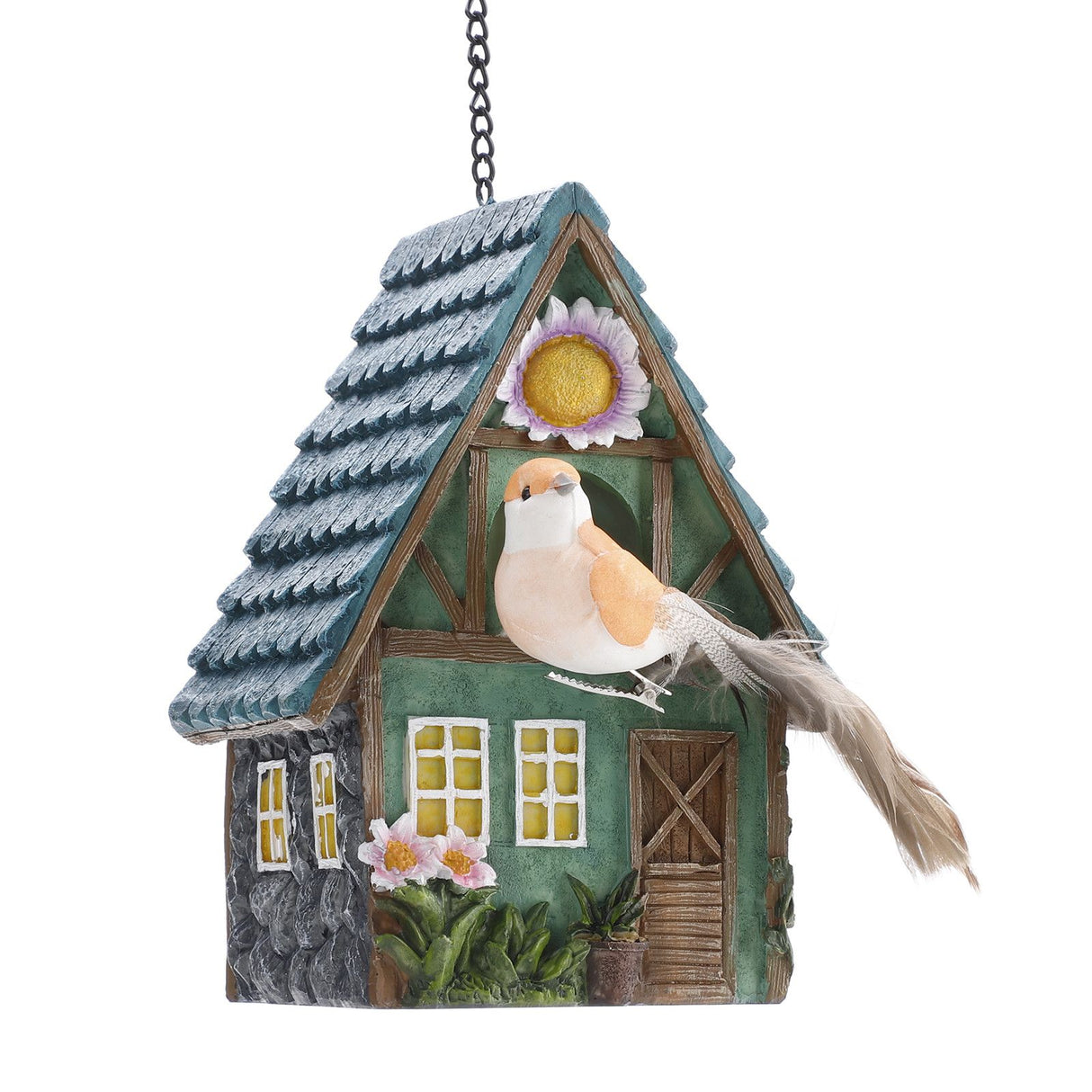Bird House Bird Nest Resin Decoration Bird House Statue Garden Decoration