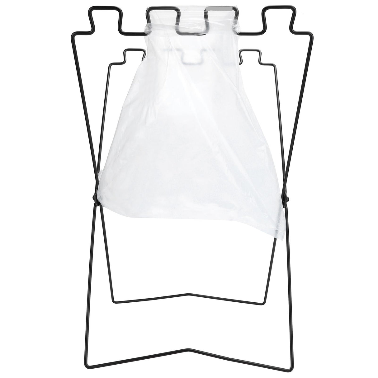 BBQ Picnic Portable Trash Bag Rack Environmental Protection Iron Wire Folding Shelf