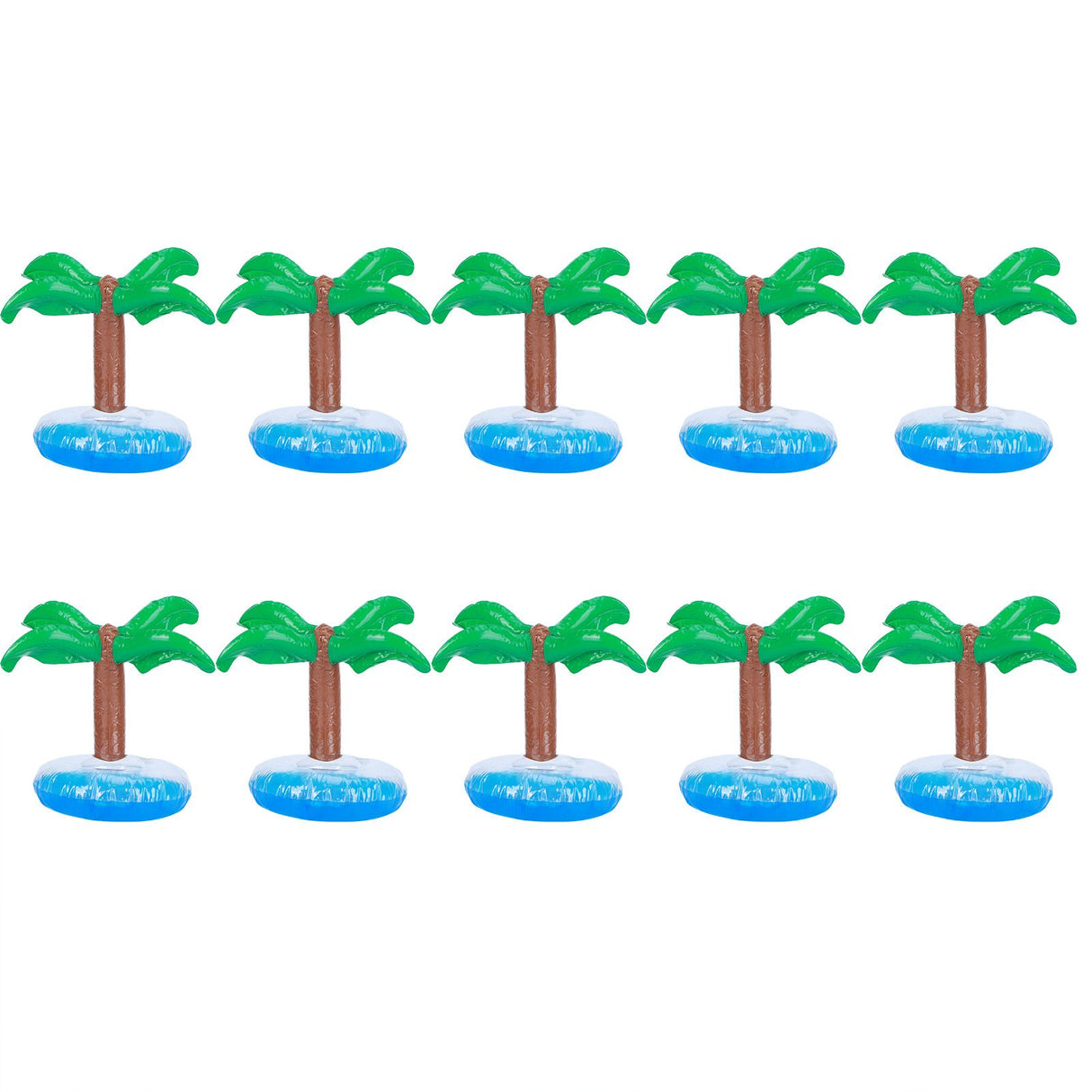 10Pcs Inflatable Drink Holder PVC Floating Cup Mat for Swimming Pool Party Beach