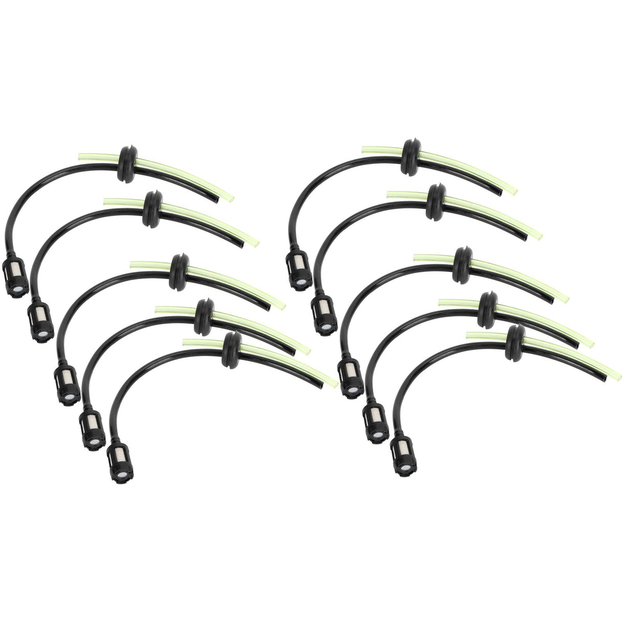 10Pcs Fuel Filter Hose Assembly Kit Replacement for GX35 Lawn Mower Brush Cutter Parts