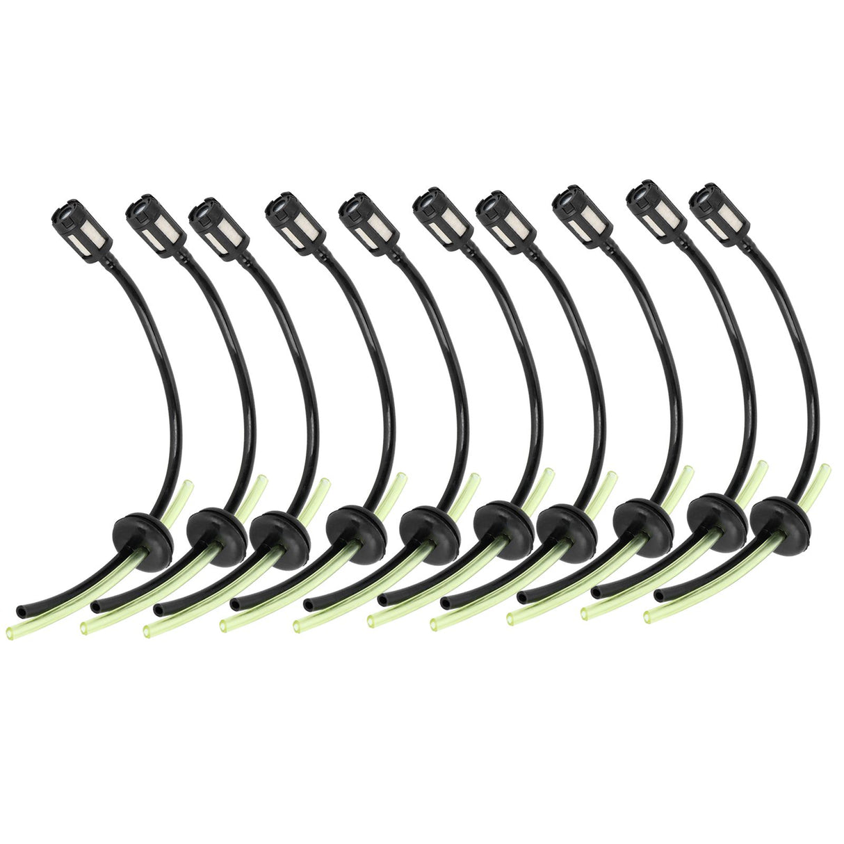 10Pcs Fuel Filter Hose Assembly Kit Replacement for GX35 Lawn Mower Brush Cutter Parts