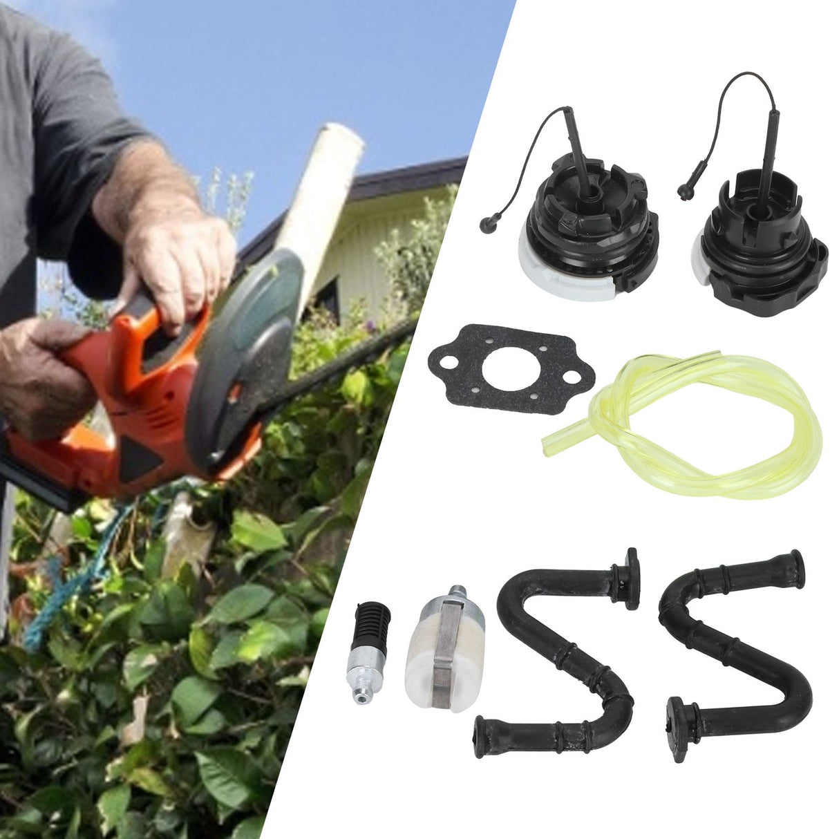 Fuel Oil Cap Replacement Hose Filter Kit Chainsaw Accessories Fit for Stihl MS261 MS271 MS291