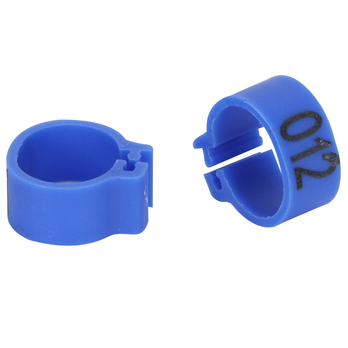 100Pcs Bird Foot Rings Bands 10mm 001-100 Numbered Pigeons Identify Clip Poultry SupplyBlue