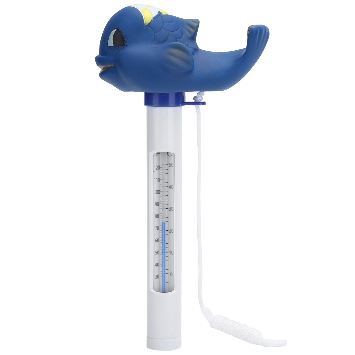 Cartoon Animal Shaped Floating Thermometer for Swimming Pools Sauna Spa Accessories Blue
