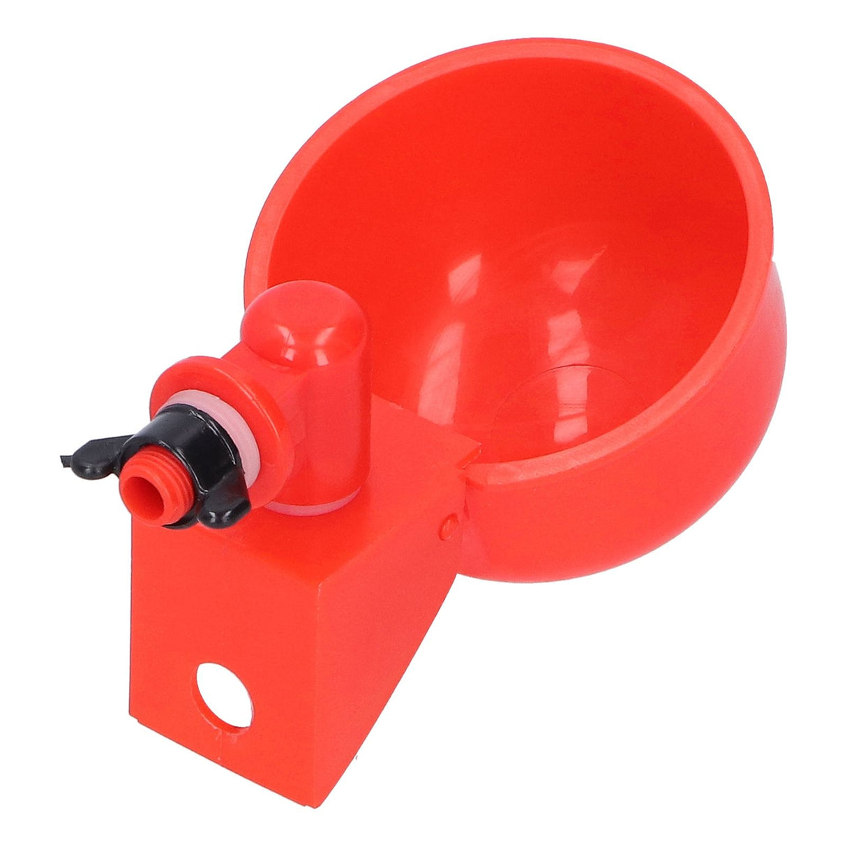 2pcs Automatic Chicken Water Cup Red Plastic Drinking Bowl for Poultry Pigeon Bird