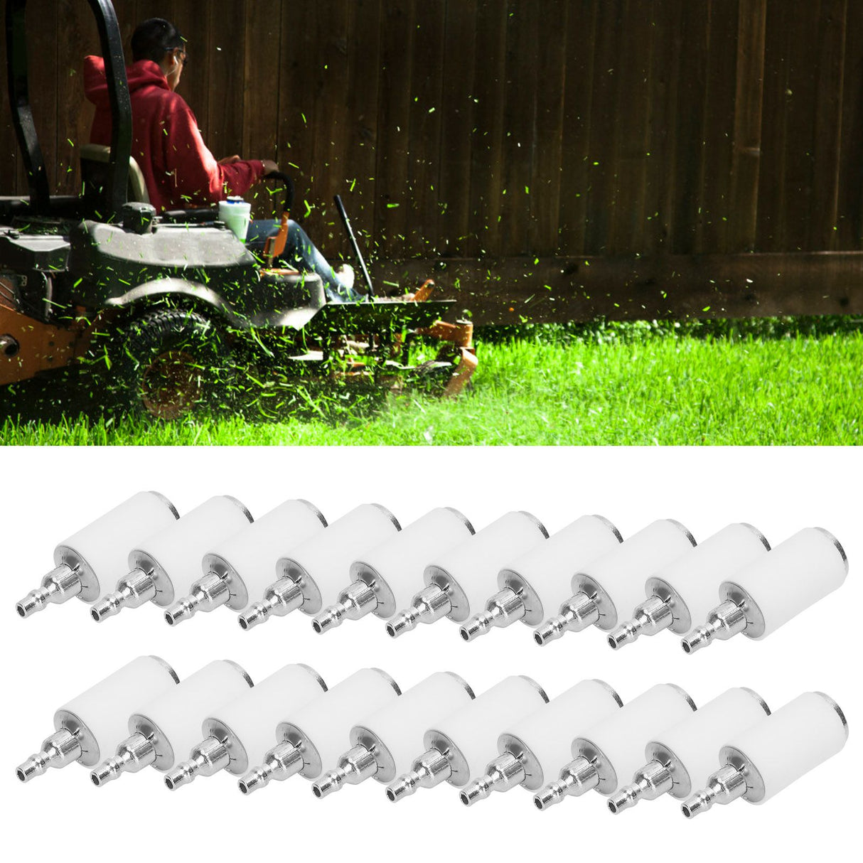 20PCS Fuel Filter Replacement Fit for Chain Saw Lawn Mower Trimmer Machine Garden Tool