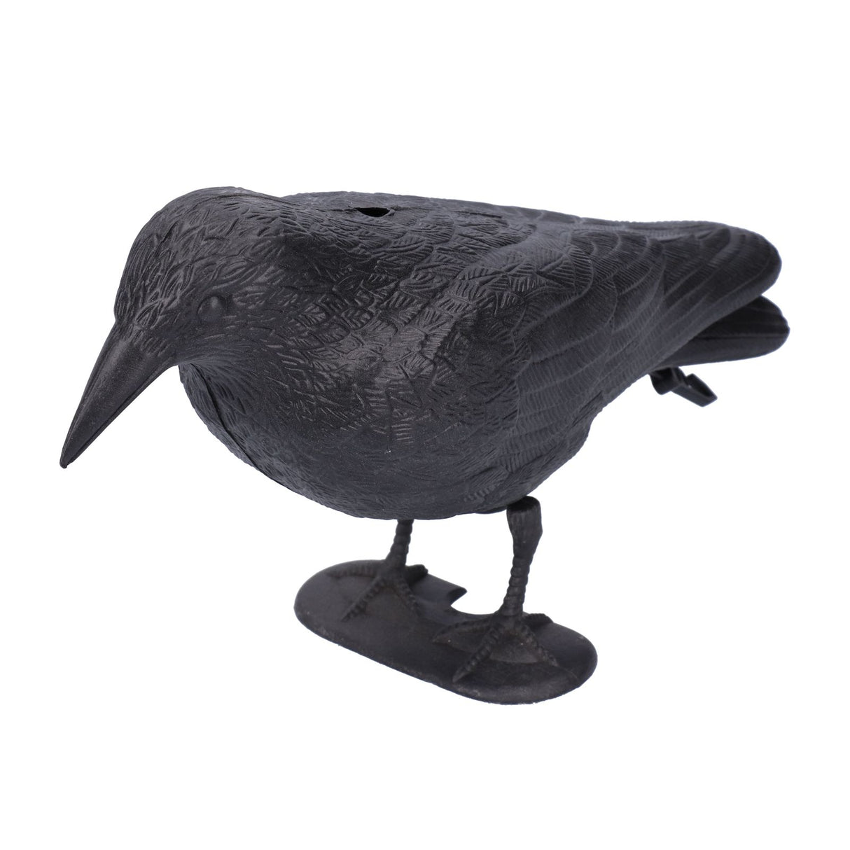 Simulation Plastic Crow Statue Hunting Bait Decoys Tool for Outdoor Garden Decoration