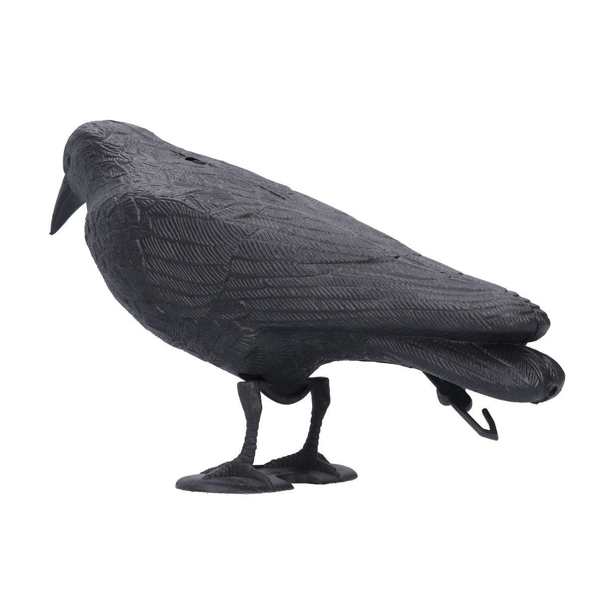 Simulation Plastic Crow Statue Hunting Bait Decoys Tool for Outdoor Garden Decoration