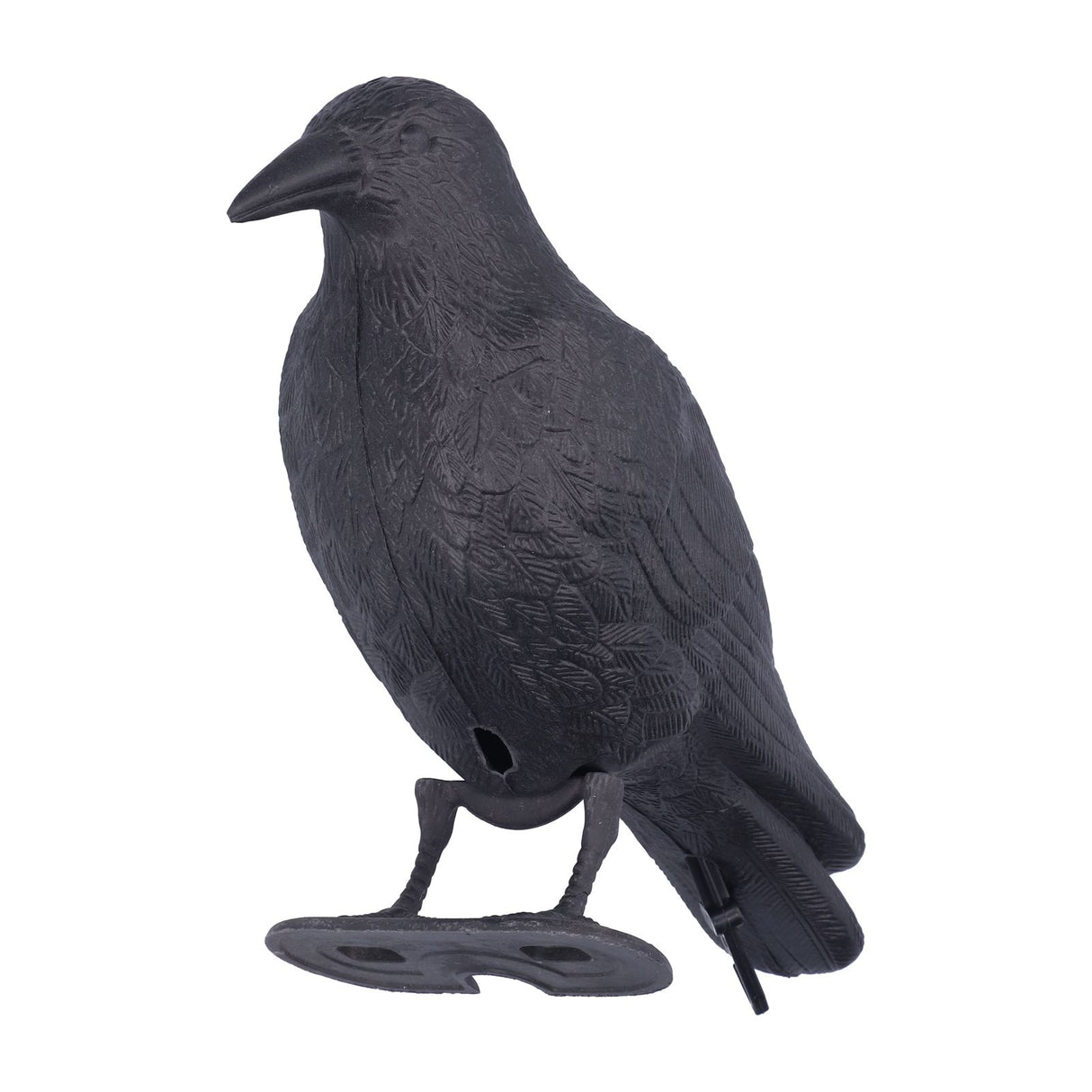 Simulation Plastic Crow Statue Hunting Bait Decoys Tool for Outdoor Garden Decoration