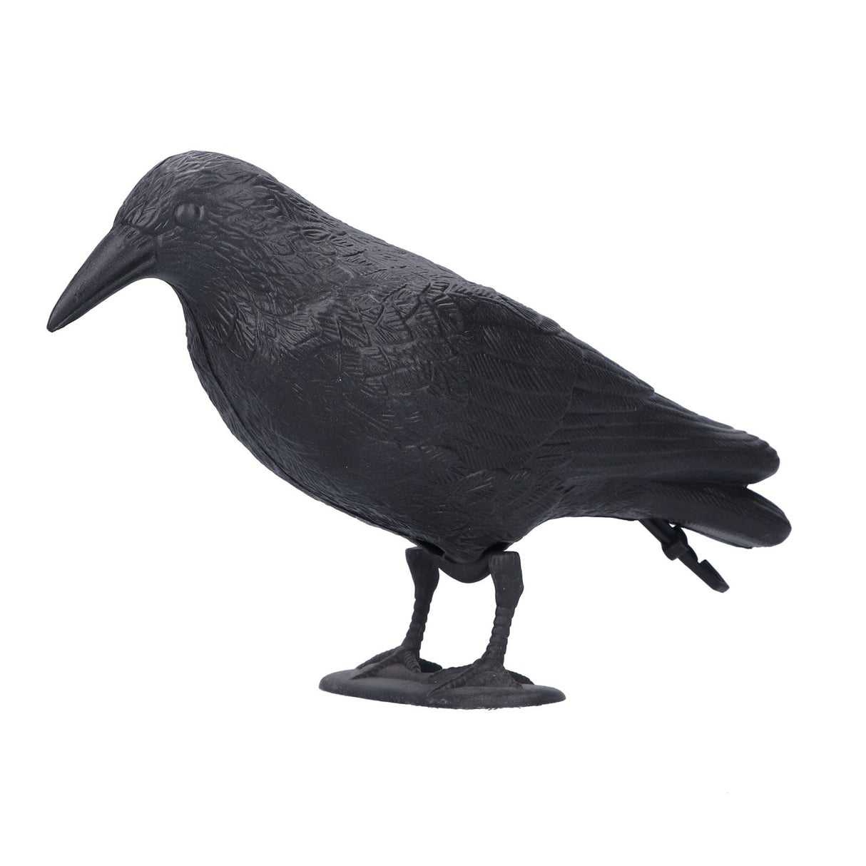 Simulation Plastic Crow Statue Hunting Bait Decoys Tool for Outdoor Garden Decoration