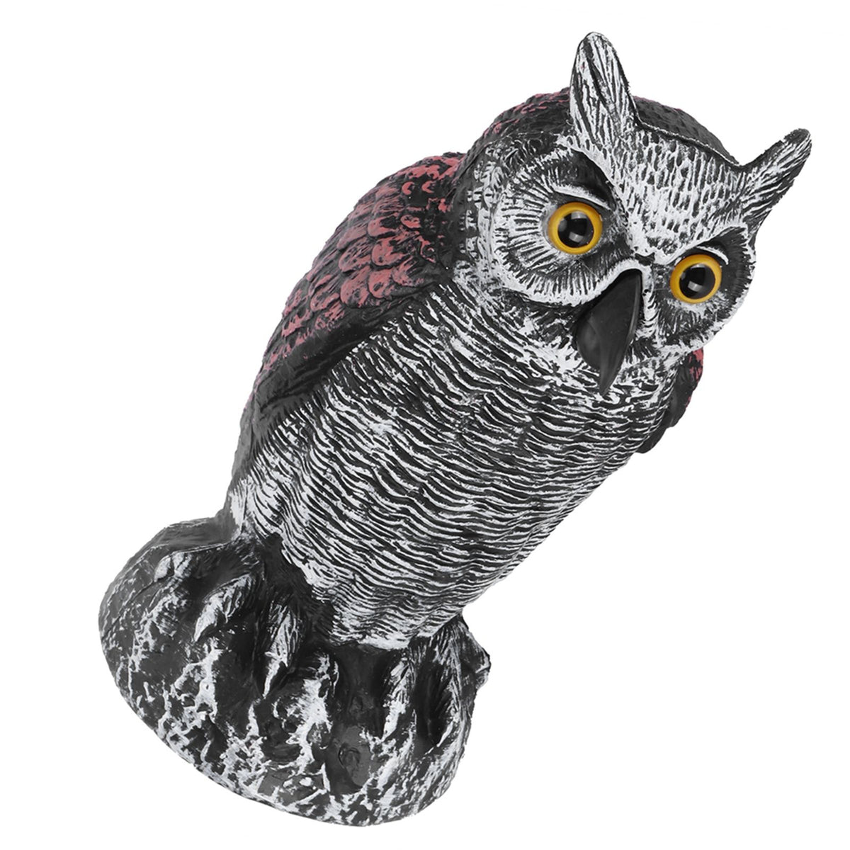 Fake Simulation Owl Statue Decoration Outdoor Garden Plastic Repeller Hunting Decoy1020‑1