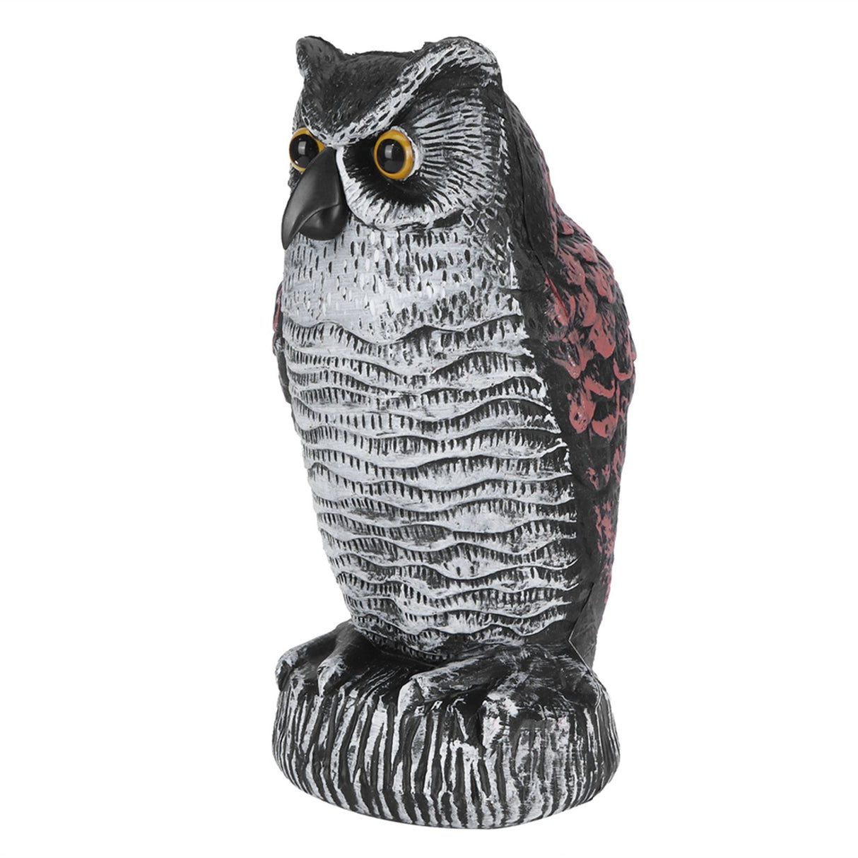 Fake Simulation Owl Statue Decoration Outdoor Garden Plastic Repeller Hunting Decoy1021‑1