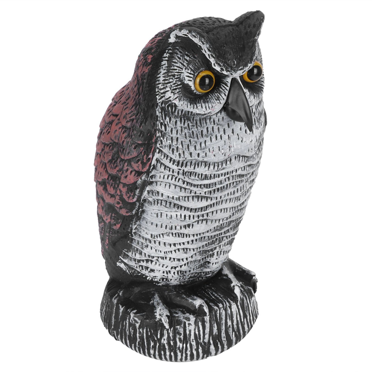 Fake Simulation Owl Statue Decoration Outdoor Garden Plastic Repeller Hunting Decoy1021‑1