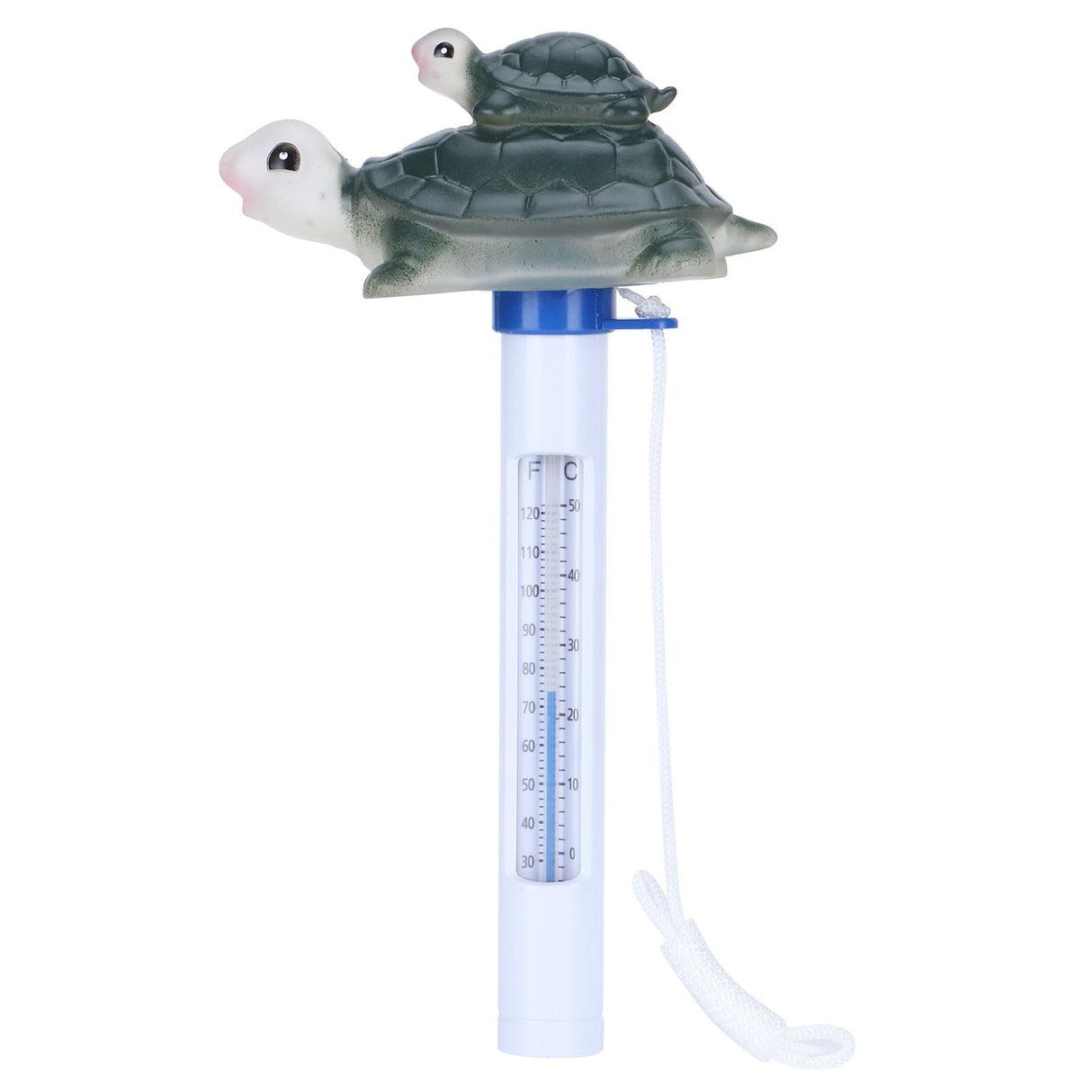 Pool Thermometer with String Cartoon Shaped Temperature Meter for SPA Hot Tub Pond