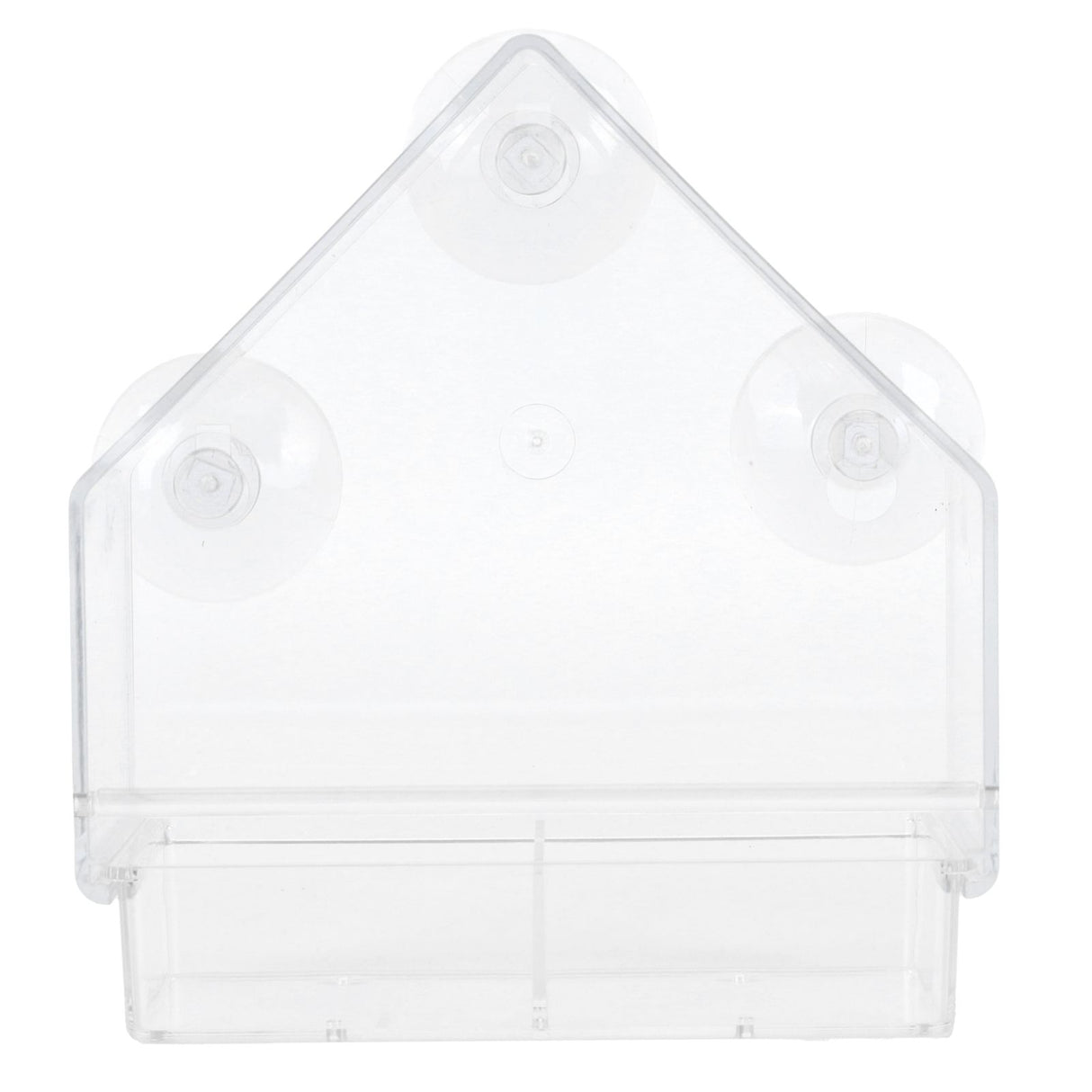 Indoor Outdoor Hanging Bird Feeder PS Transparent Bird Feeding Tool for Feeding Small Birds