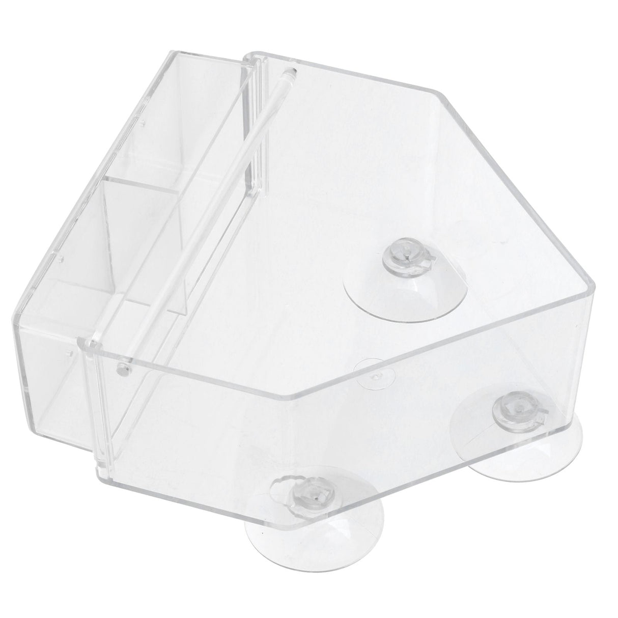 Indoor Outdoor Hanging Bird Feeder PS Transparent Bird Feeding Tool for Feeding Small Birds