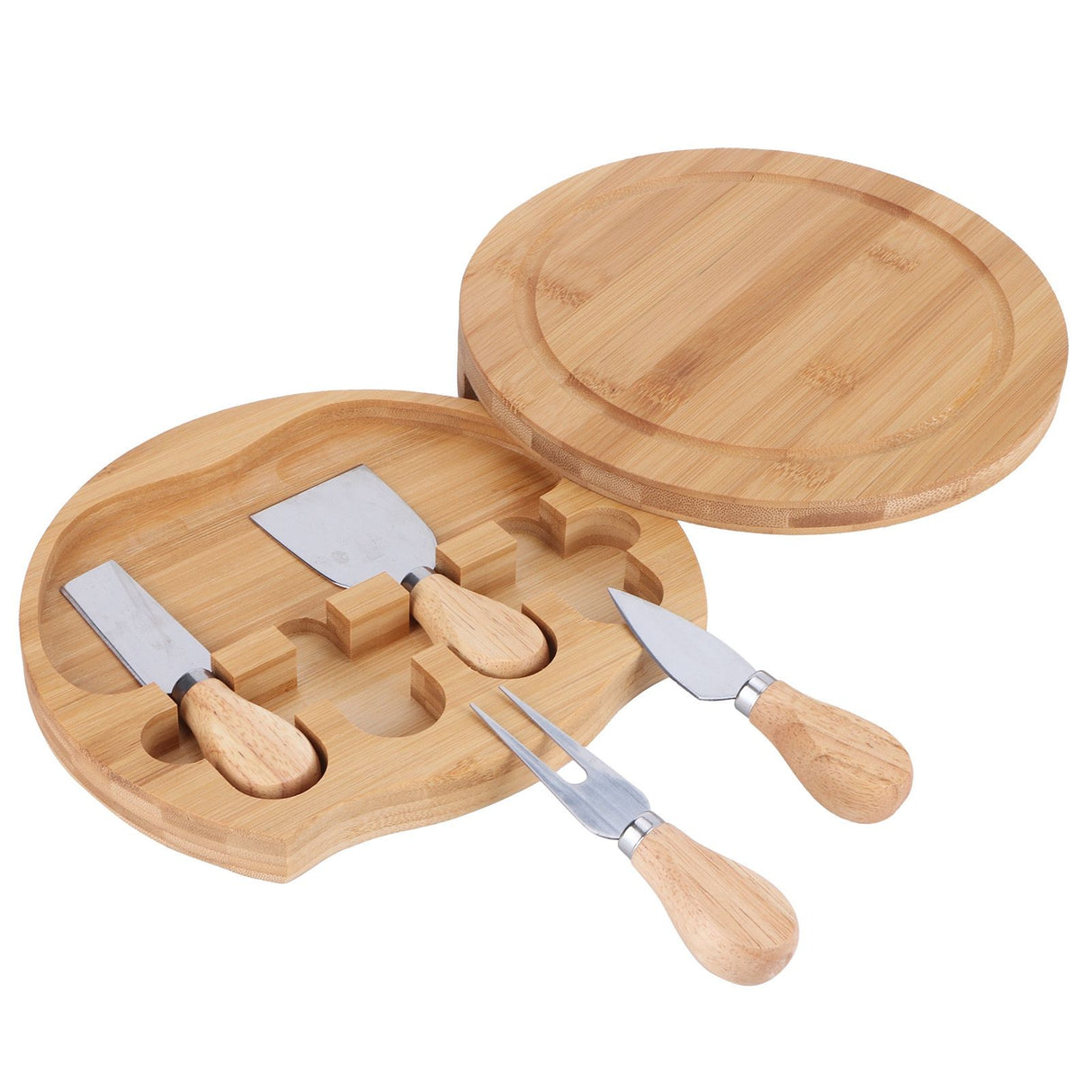 Stainless Steel Cheese Knives Wood Handle Cheese Cutting Knife Cutter Set Barbecue Kitchen Tools