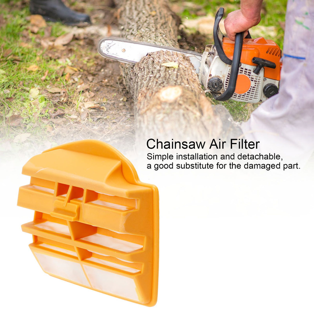 Air Filter Replacement Garden Electric Chainsaw Accessory Parts Fit for Husqvarna