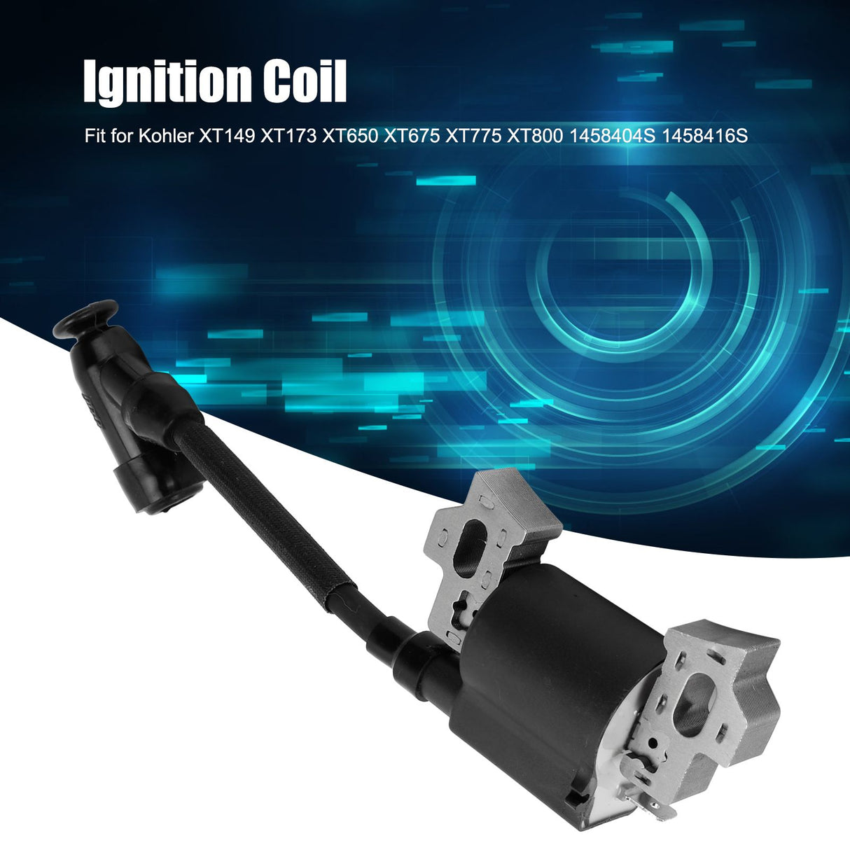 Ignition Coil 1458404S 1458416S Fit for Kohler XT149 XT173 XT650 XT675 XT775 XT800