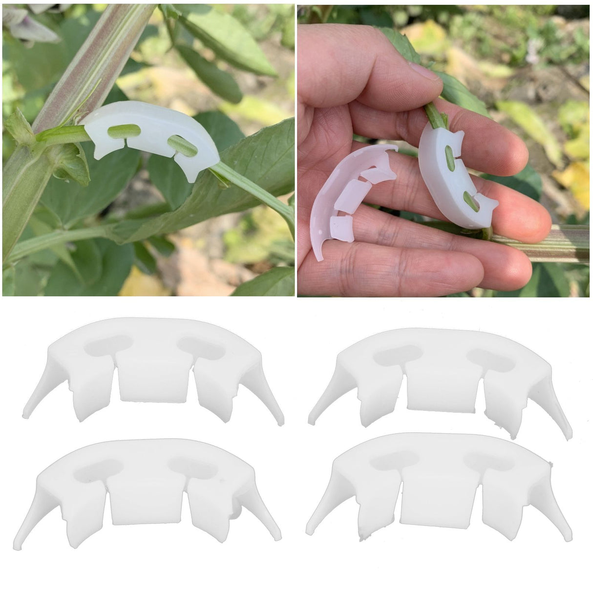 100Pcs Plastic Plant Bender Branch Bending Clips Training Holder Garden Accessory