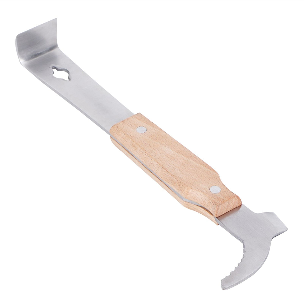 Honey Scraper Stainless Steel Beehive Honey Knife Cutter with Wood Handle Beekeeping Tool