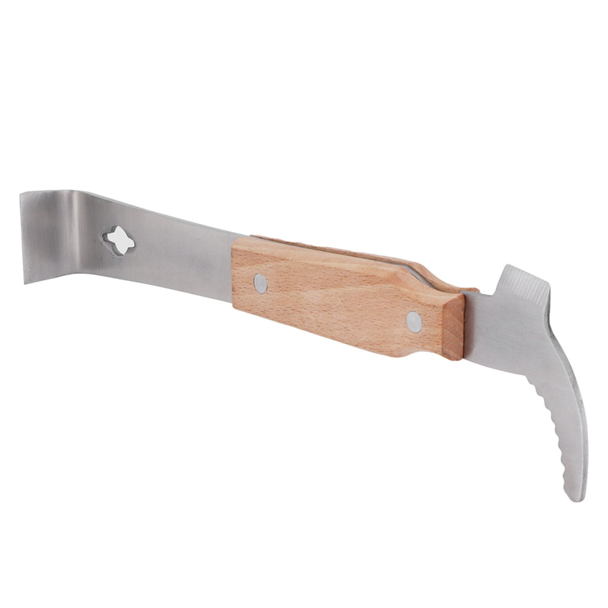 Honey Scraper Stainless Steel Beehive Honey Knife Cutter with Wood Handle Beekeeping Tool