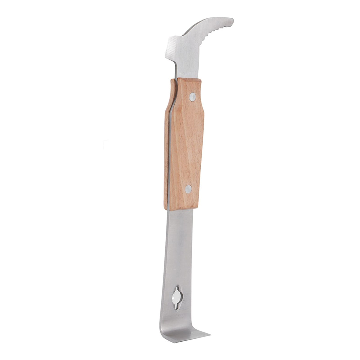 Honey Scraper Stainless Steel Beehive Honey Knife Cutter with Wood Handle Beekeeping Tool