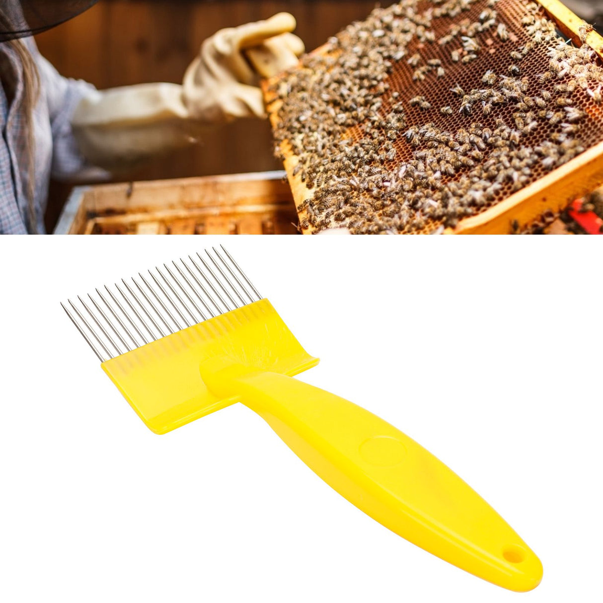 20 Tin Stainless Steel Uncapping Fork Beekeeping Honey Fork Shovel Tool Beekeeper Supplies