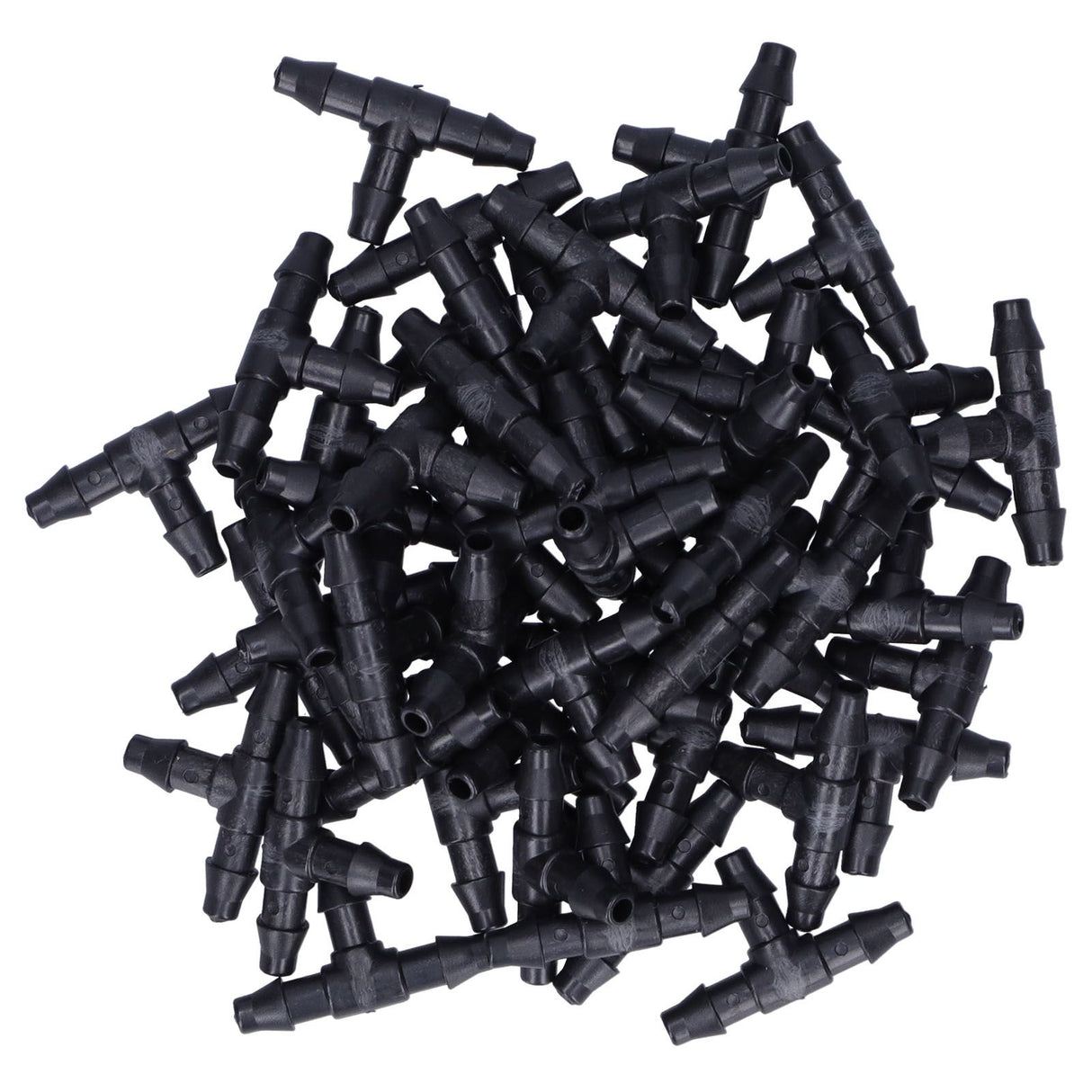 100PCS Tee Connector 4/7 Hose Connector Garden Irrigation Fittings for Micro Sprinkler Irrigation