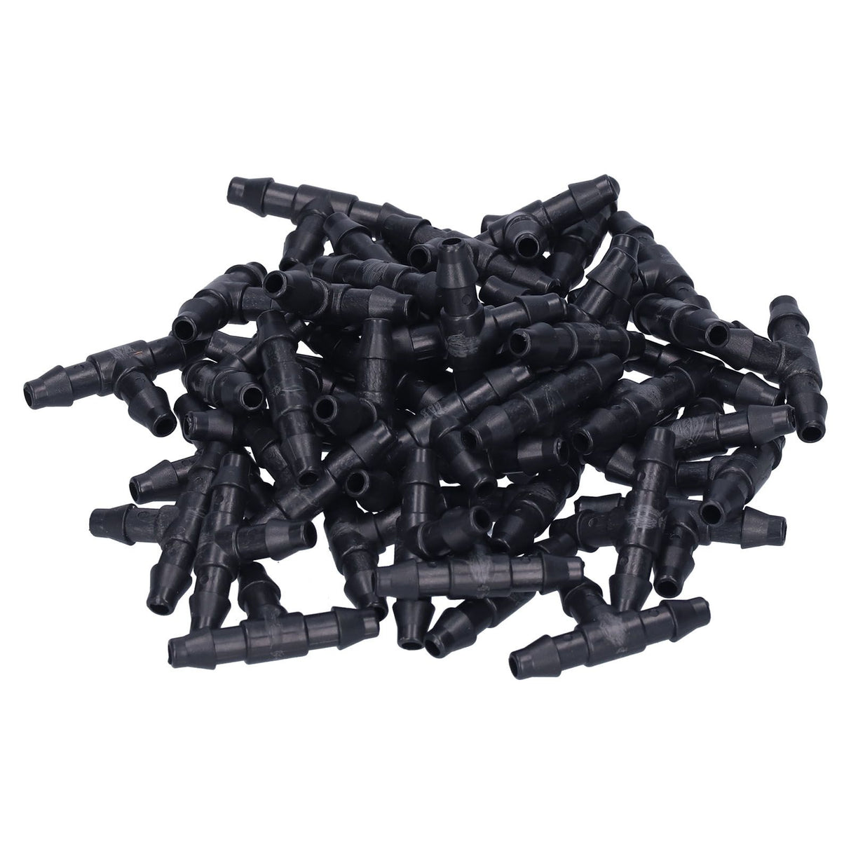100PCS Tee Connector 4/7 Hose Connector Garden Irrigation Fittings for Micro Sprinkler Irrigation