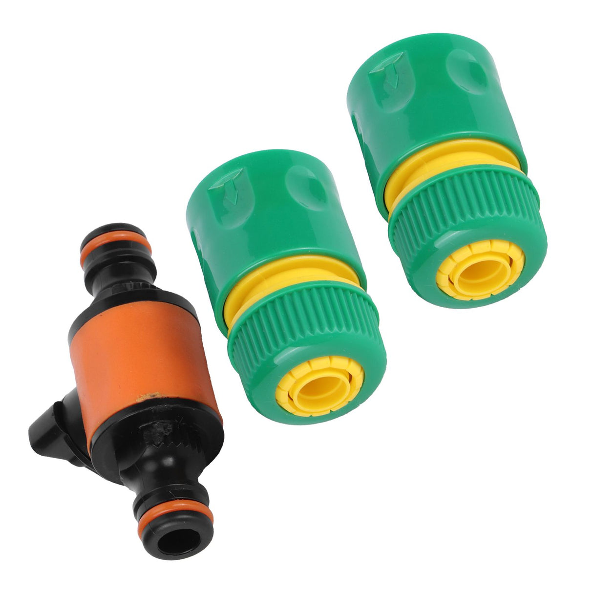 3PCS /Set American Type On/Off Ball Valve Garden Hose Quick Connectors Hose Repair KitG1/2