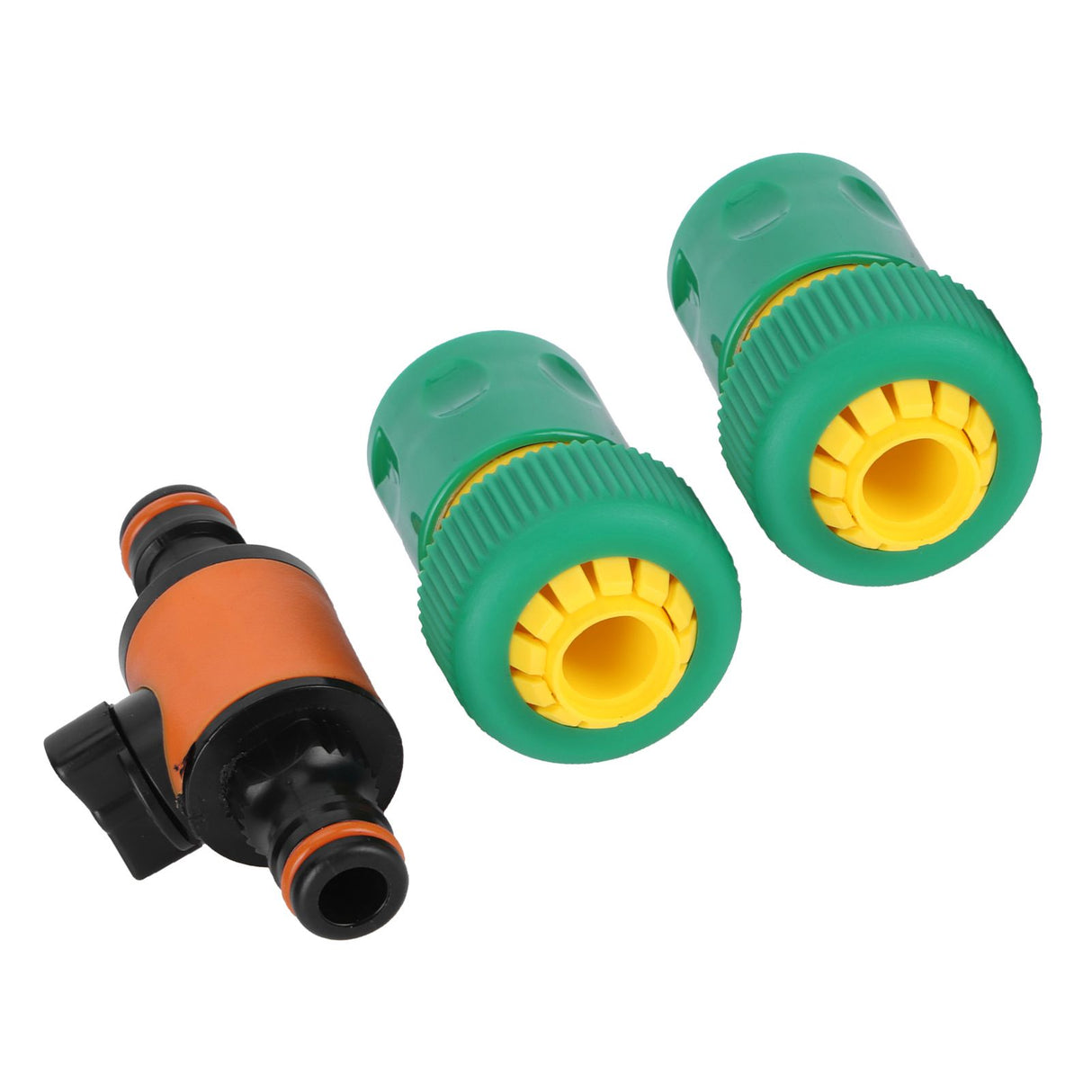 3PCS /Set American Type On/Off Ball Valve Garden Hose Quick Connectors Hose Repair KitG3/4