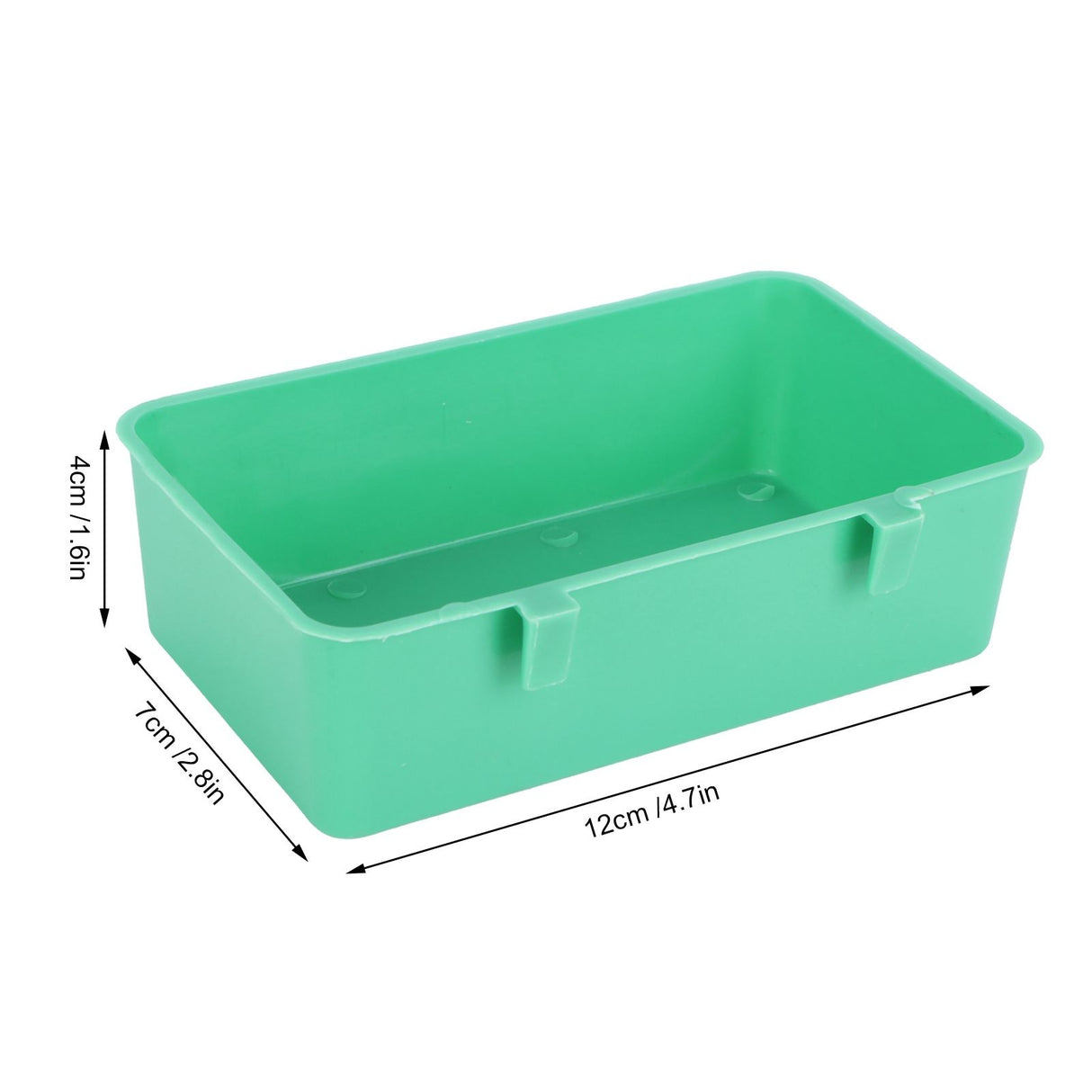 10Pcs Bird Food Water Feeder Plastic Feeding Bowl Trough Bird Bathtub Accessories