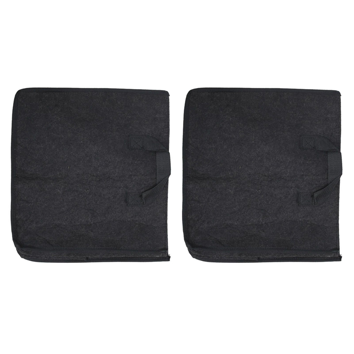 2PCS Plant Grow Bags Felt Vegetable Growing Pots with Handles Flower Planting Bed15Gallon 35x35x35cm