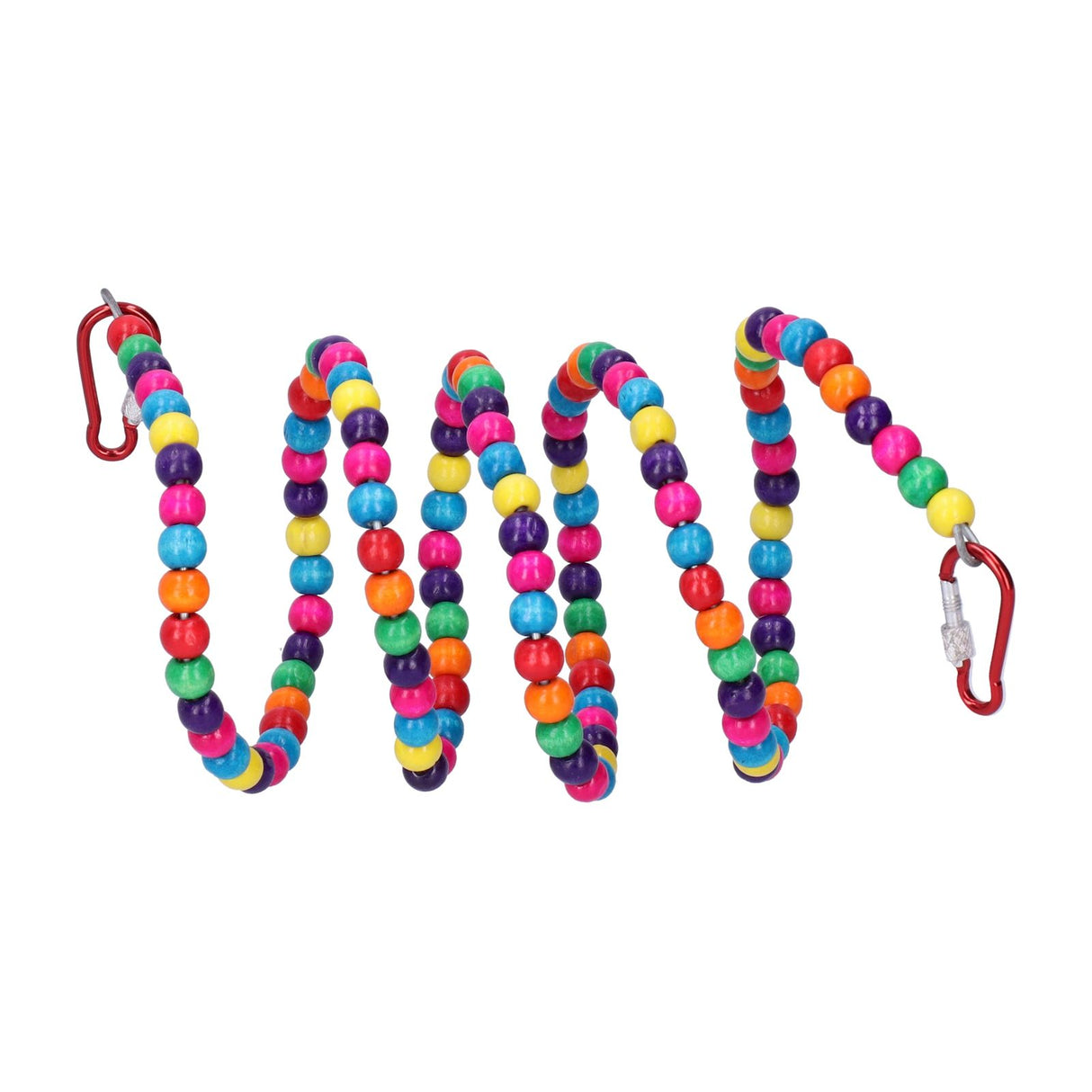 Bird Standing Rope Flexible Colorful Swing Cage Hanging Chewing Climbing Toys Supplies