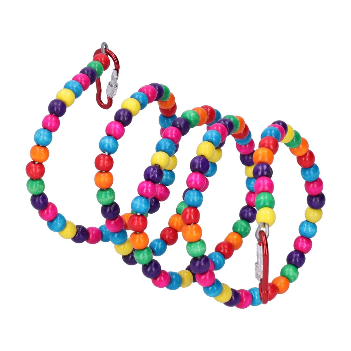 Bird Standing Rope Flexible Colorful Swing Cage Hanging Chewing Climbing Toys Supplies