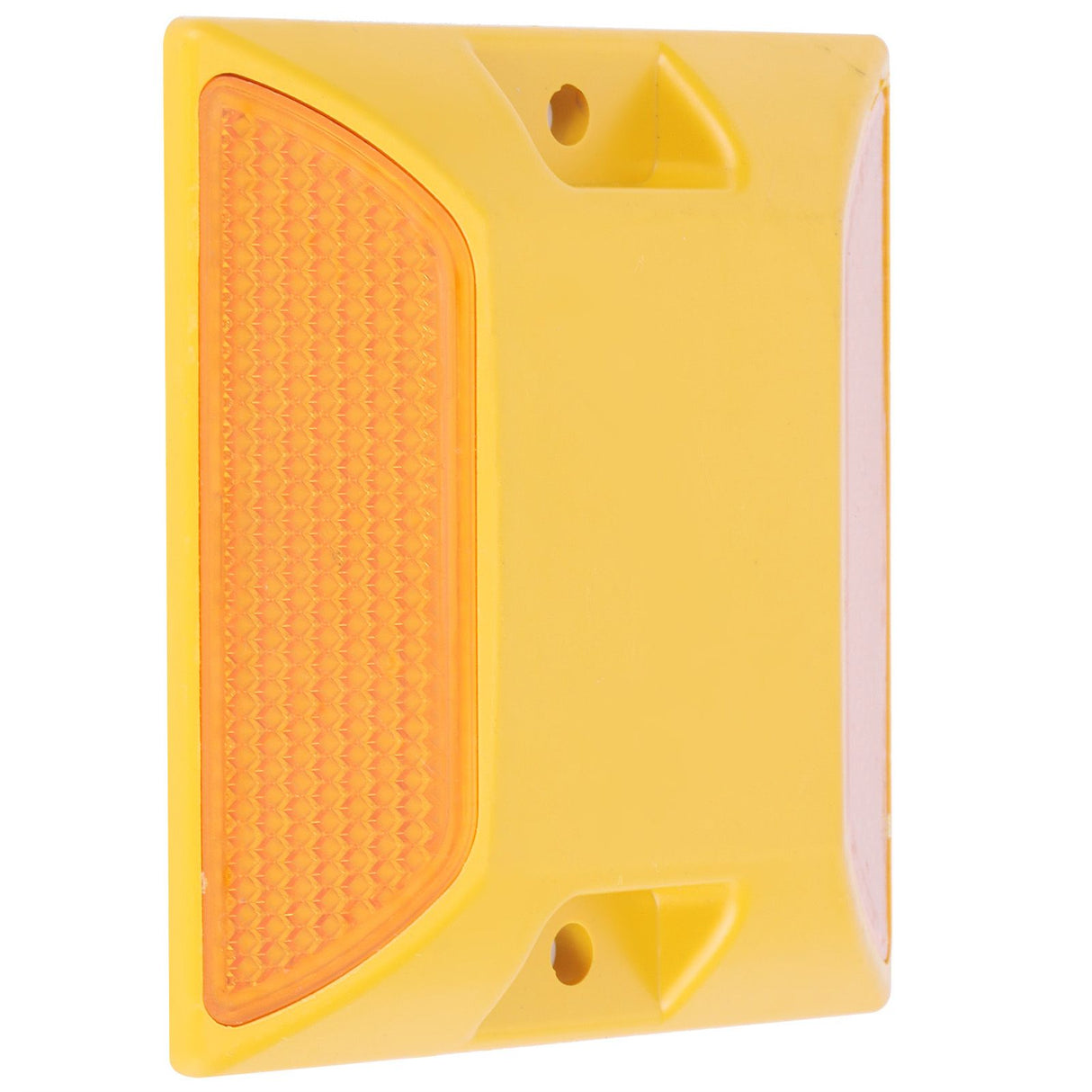 6PCS Double Yellow Plastic Road Reflectors Street Pavement Driveway Stud Markers