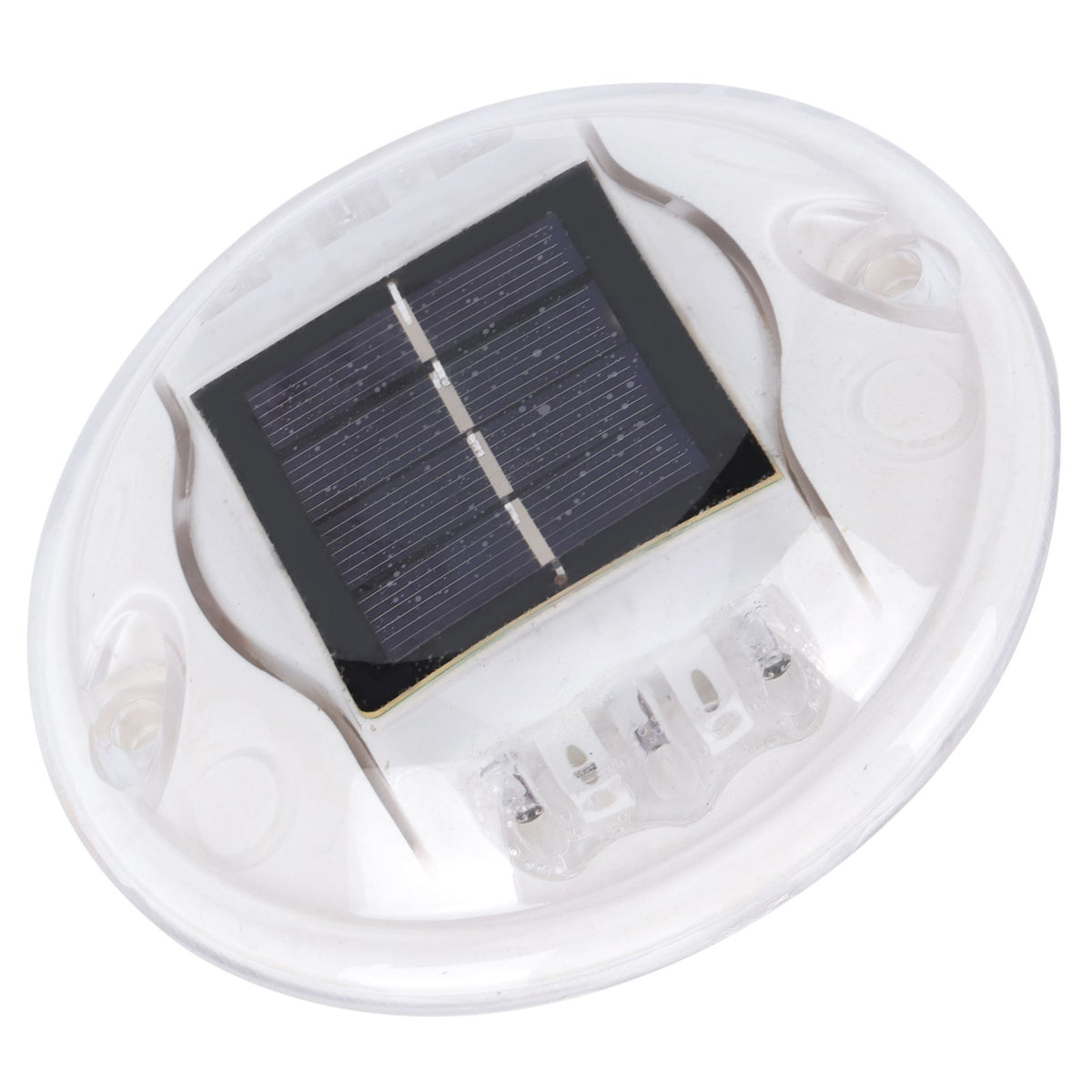 Round LED Solar Light IP68 Waterproof Induction Lamp for Garden Landscape Pathway Driveway