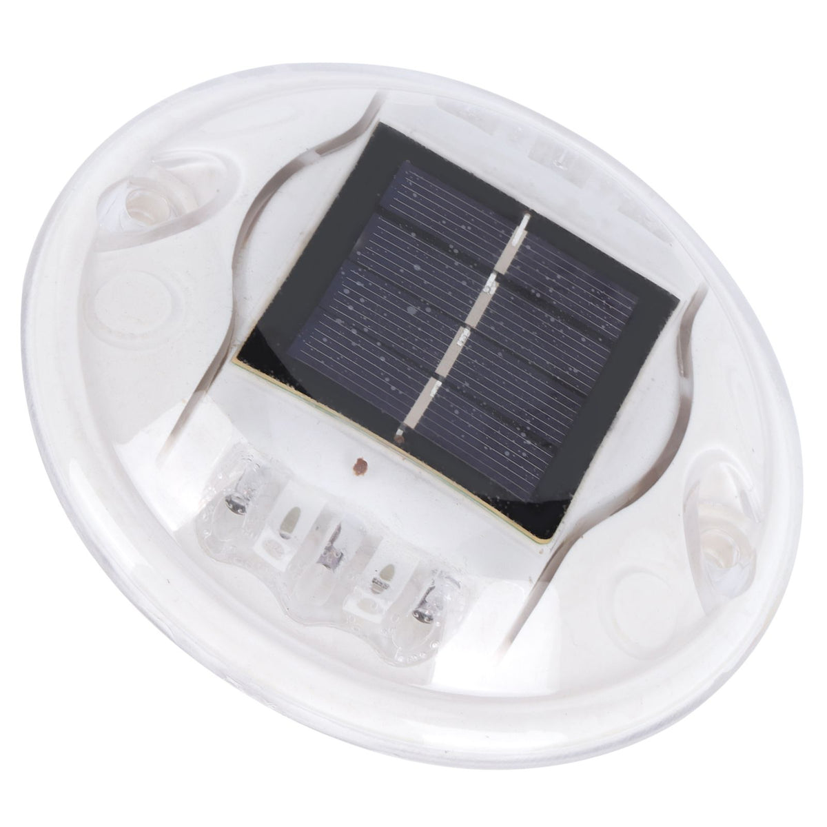 Round LED Solar Light IP68 Waterproof Induction Lamp for Garden Landscape Pathway Driveway