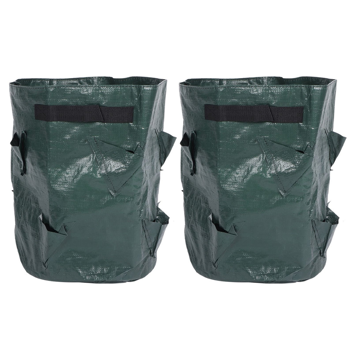 2PCS 10 Gallon Strawberry Planter Growing Bags Container with 8 Pocket for Indoor Outdoor