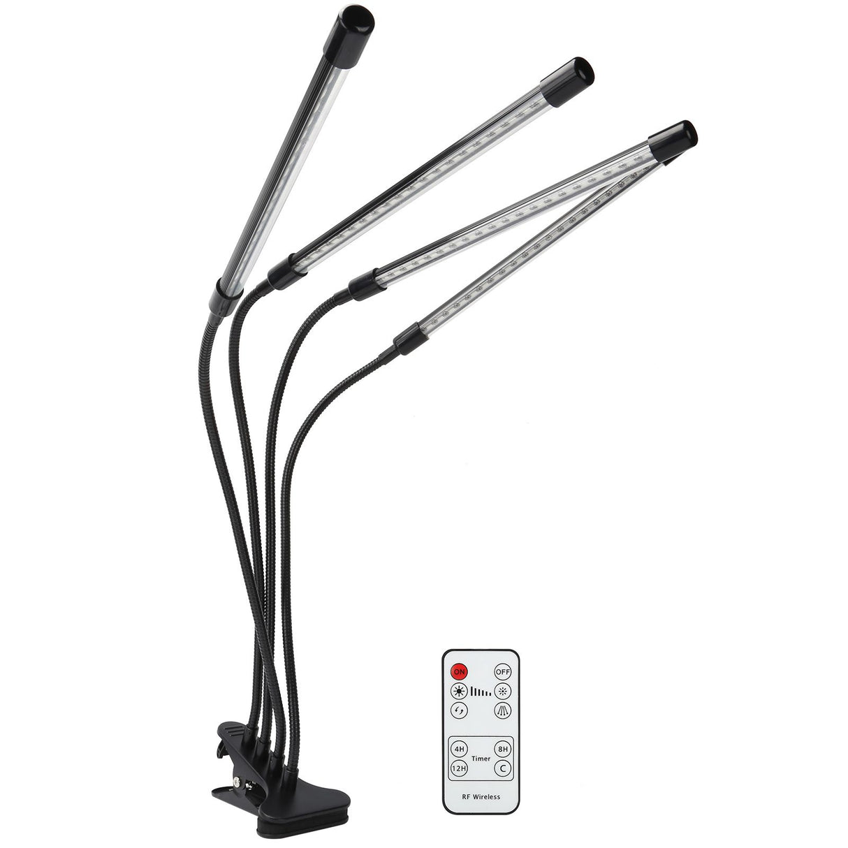 5V 40W LED Grow Light USB 4 Tube Full Spectrum Fill Light with Cip for Indoor Plants