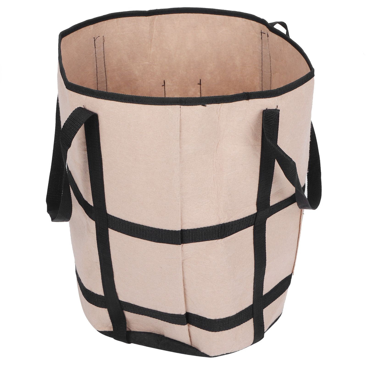 Potato Grow Bags Felt Fabric Plant Planting Bag Fruit Vegetable Planter Garden ToolBrown with Shade 35x45cm 43L/10Gallon