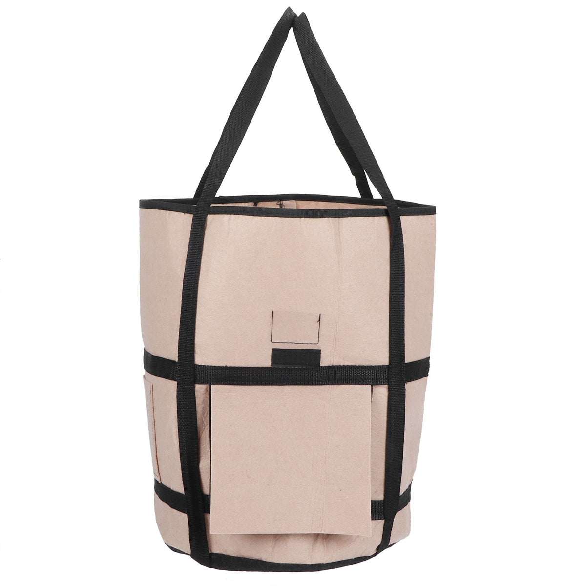 Potato Grow Bags Felt Fabric Plant Planting Bag Fruit Vegetable Planter Garden ToolBrown with Shade 35x45cm 43L/10Gallon