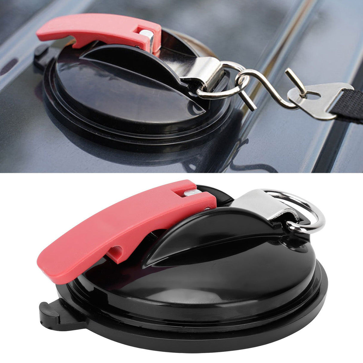 Strong Vacuum Suction Cup for Picnic Rope with Tent Canopy Hook Luggage Strap Holder
