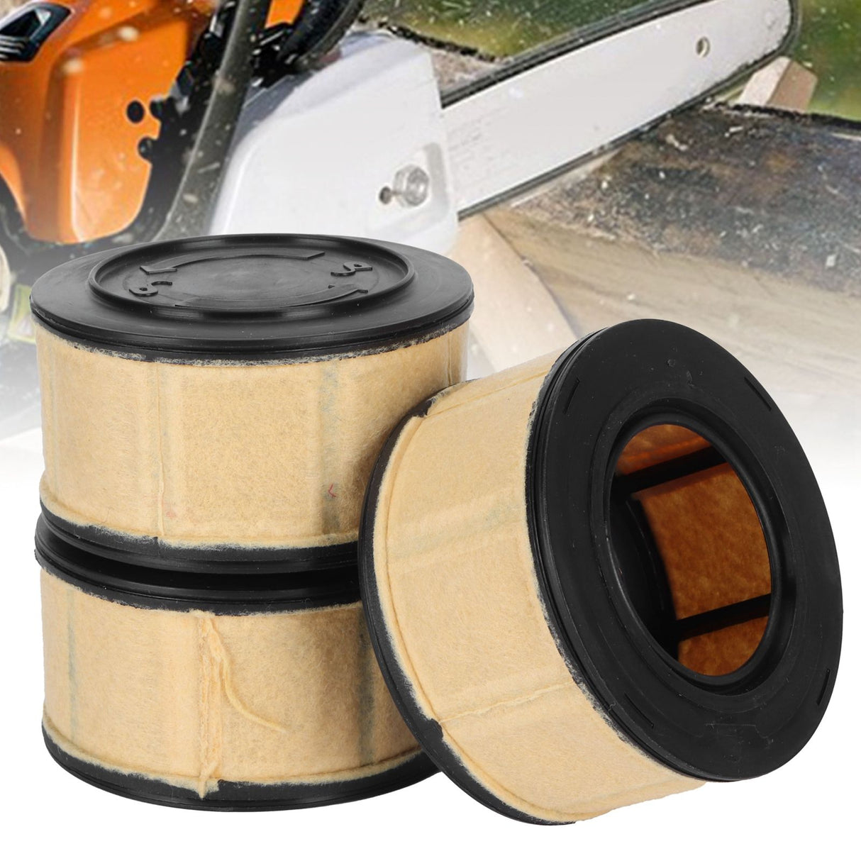 3Pcs Air Filter Replacement Accessories Fit for Stihl MS231 MS251 MS271 MS291 MS311 MS391