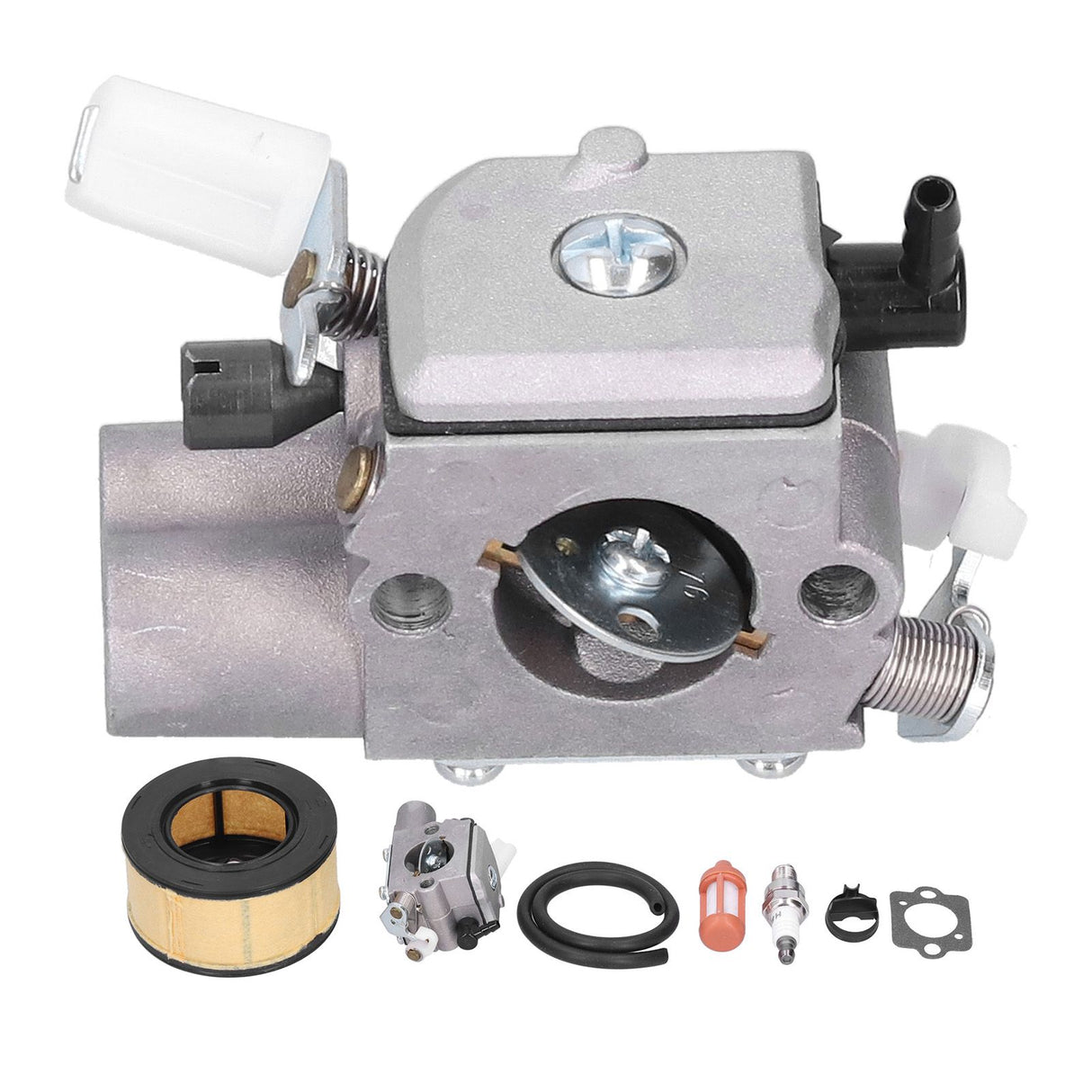 Carburetor Air Filter Fuel Filter Fuel Line Ignition Plug Kit Fit for Stihl MS251 MS251C