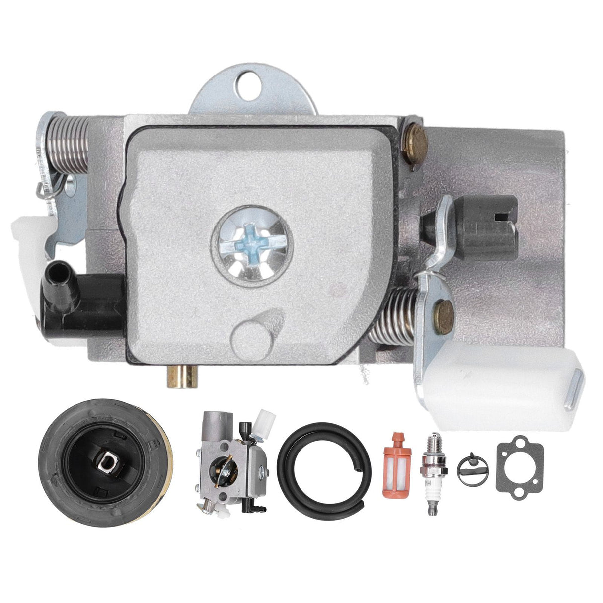 Carburetor Air Filter Fuel Filter Fuel Line Ignition Plug Kit Fit for Stihl MS251 MS251C