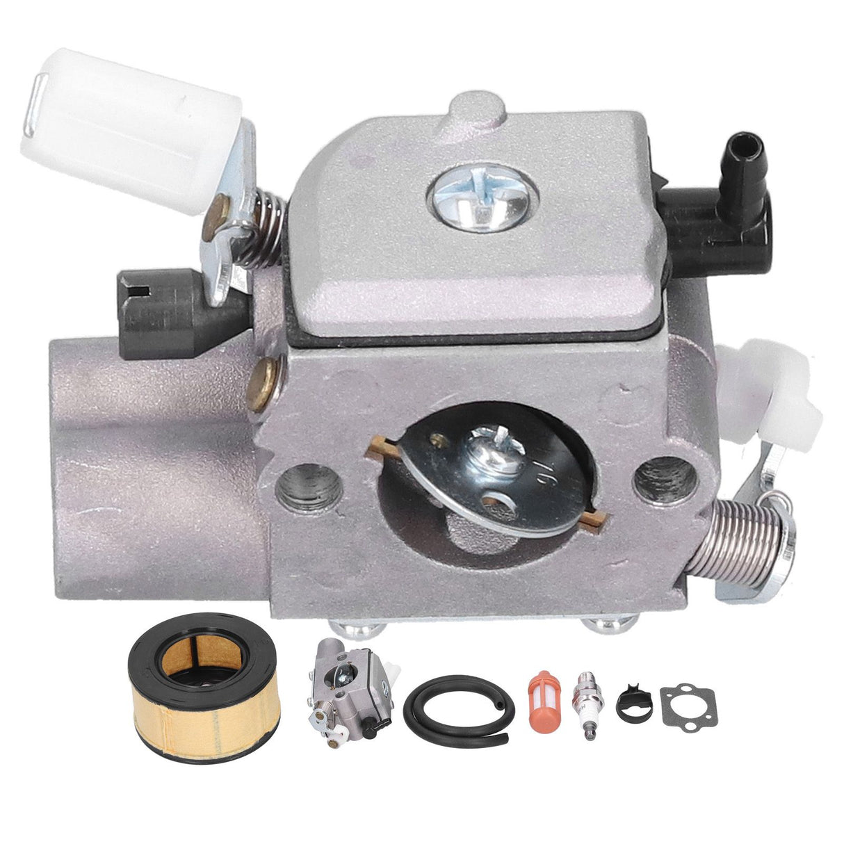 Carburetor Air Filter Fuel Filter Fuel Line Ignition Plug Kit Fit for Stihl MS251 MS251C